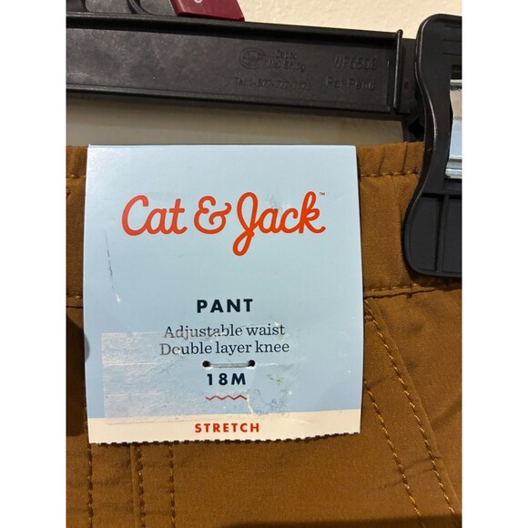 NWT Cat & Jack Brown Pants with Pockets - 18M - Picture 3 of 4